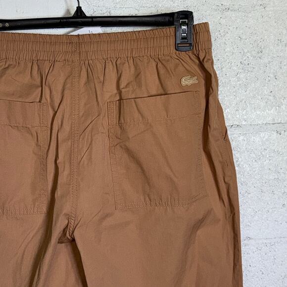 Lacoste Mens Relaxed Fit Track Pants IT5 beige Large $150 - Picture 6 of 8